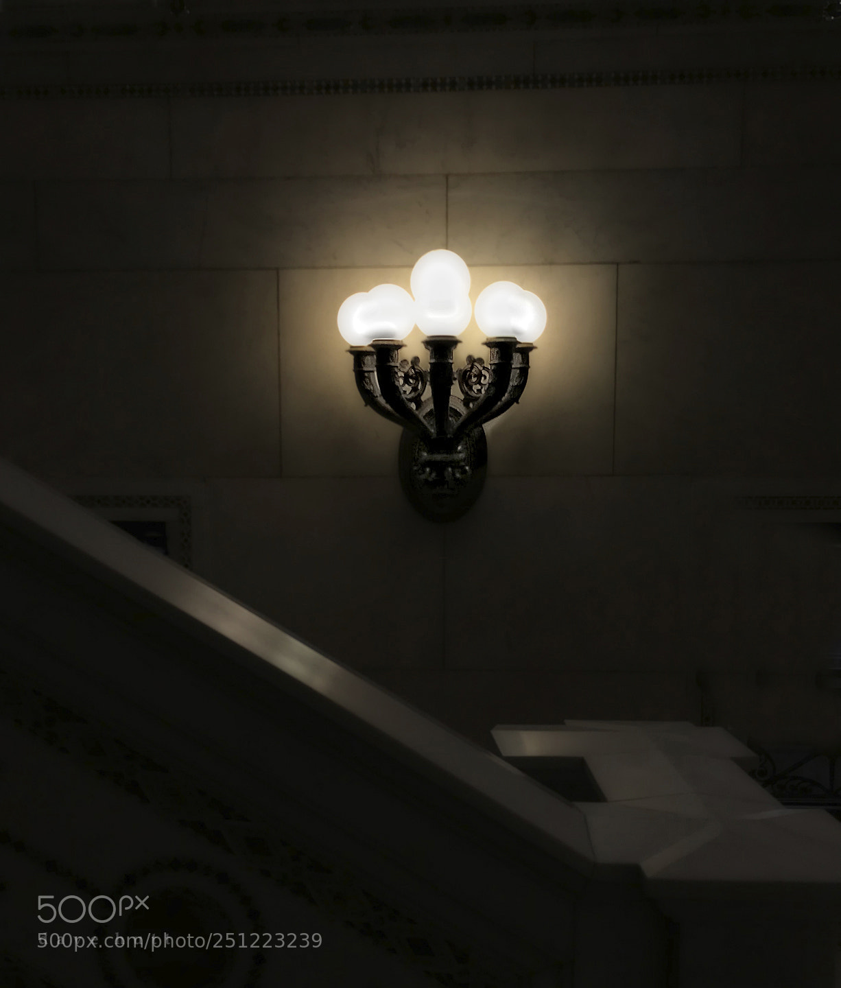 Apple iPhone 7 Plus sample photo. Lighted stairwell photography
