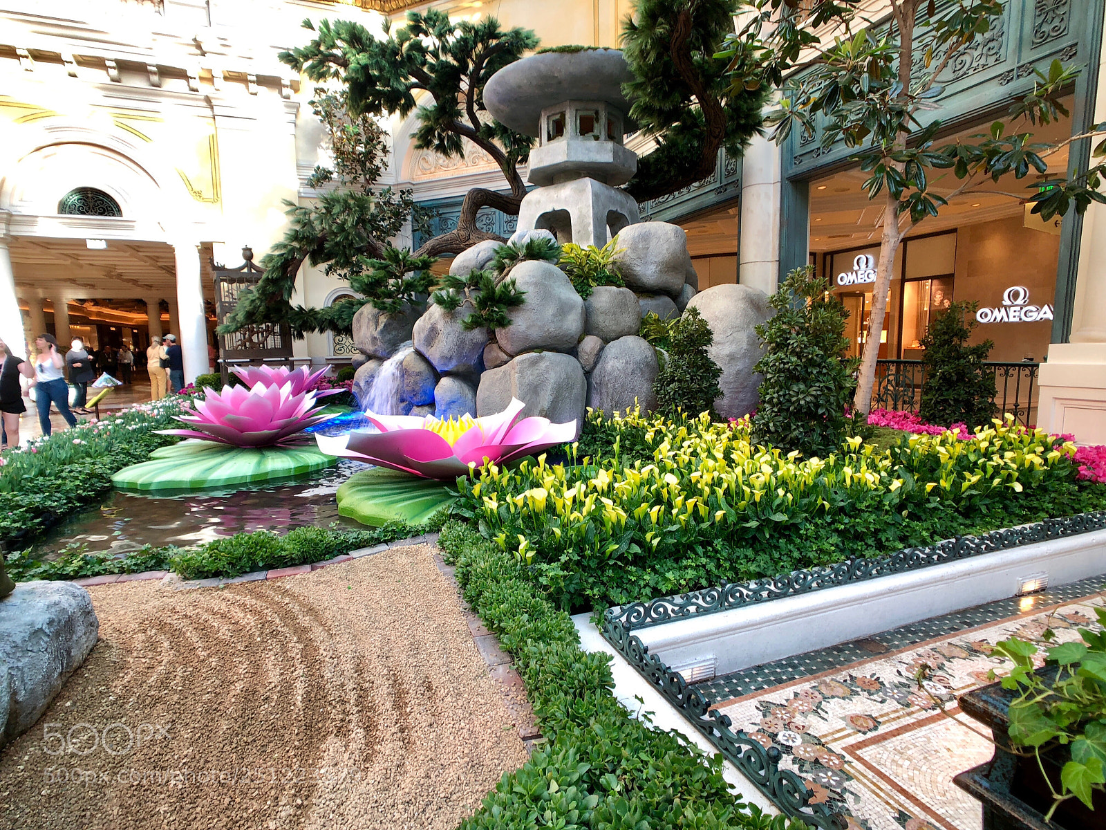 Apple iPhone 8 Plus sample photo. Bellagio garden photography