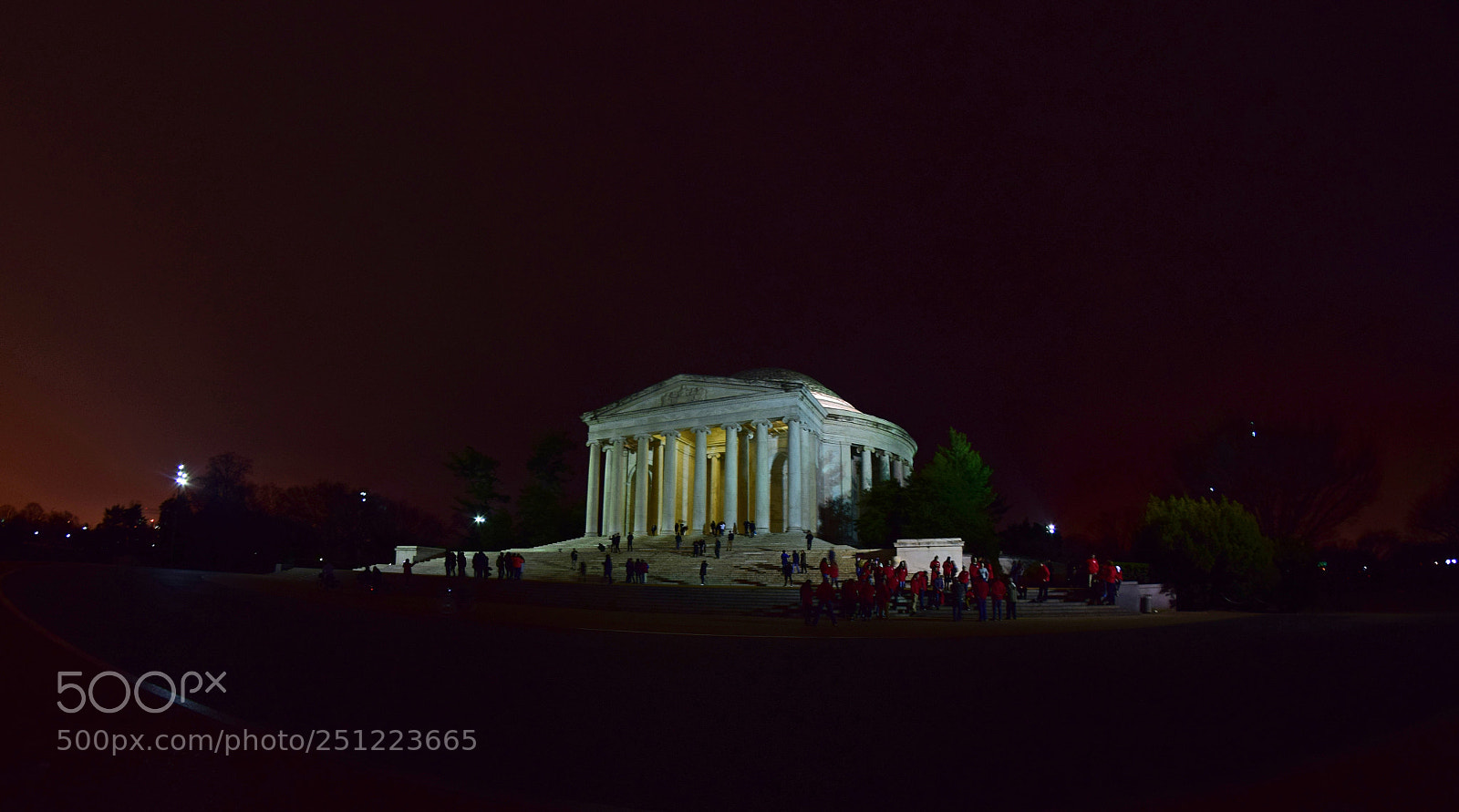 Nikon D5300 sample photo. Jefferson memorial night ii photography