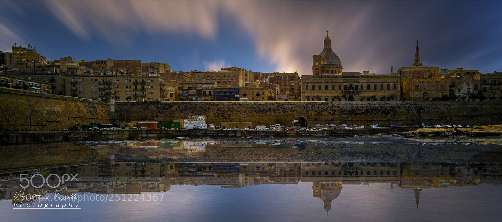 Sony a7R II sample photo. Valletta reflaction photography