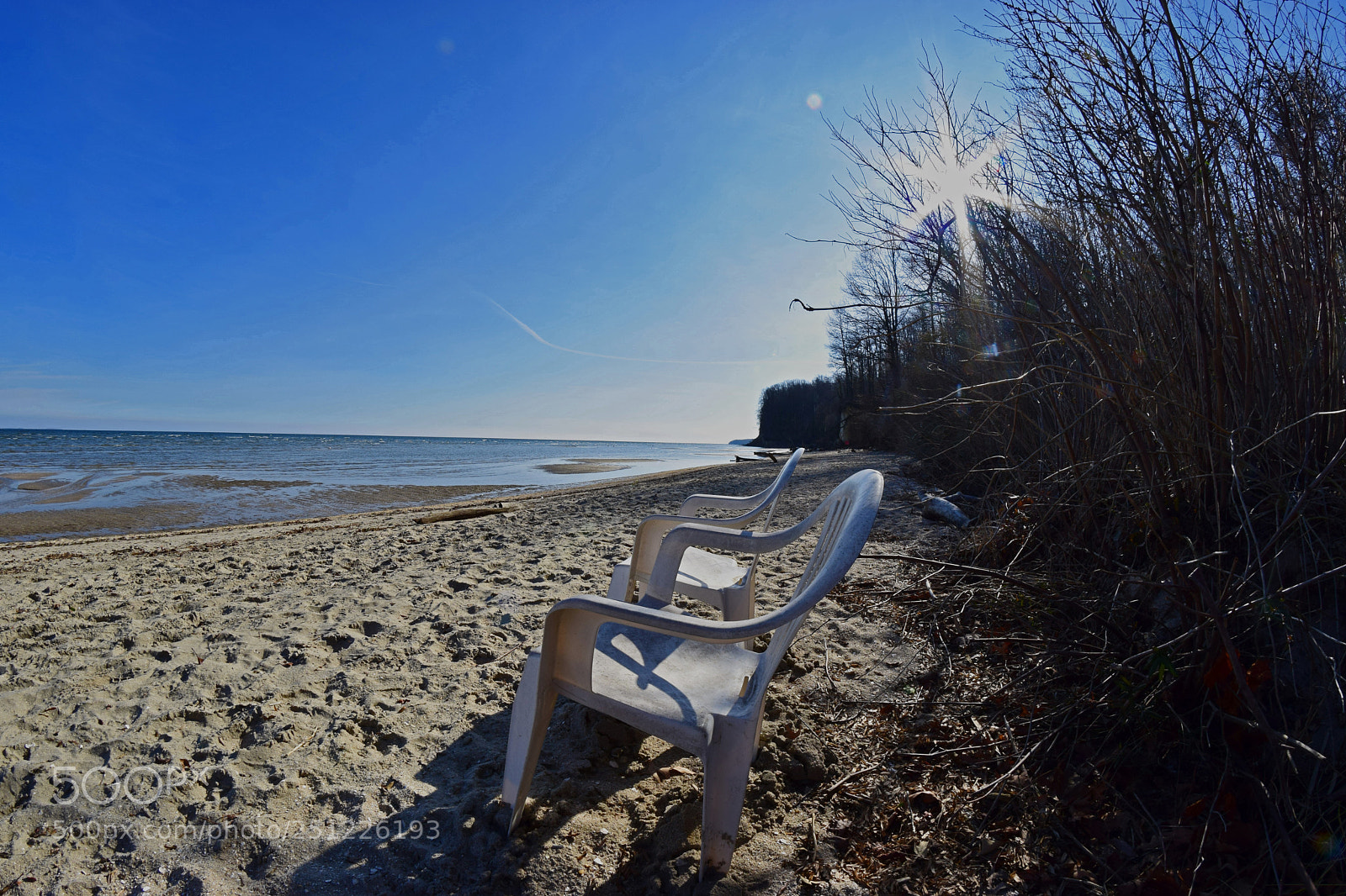 Nikon D5300 sample photo. Coastline chairs photography