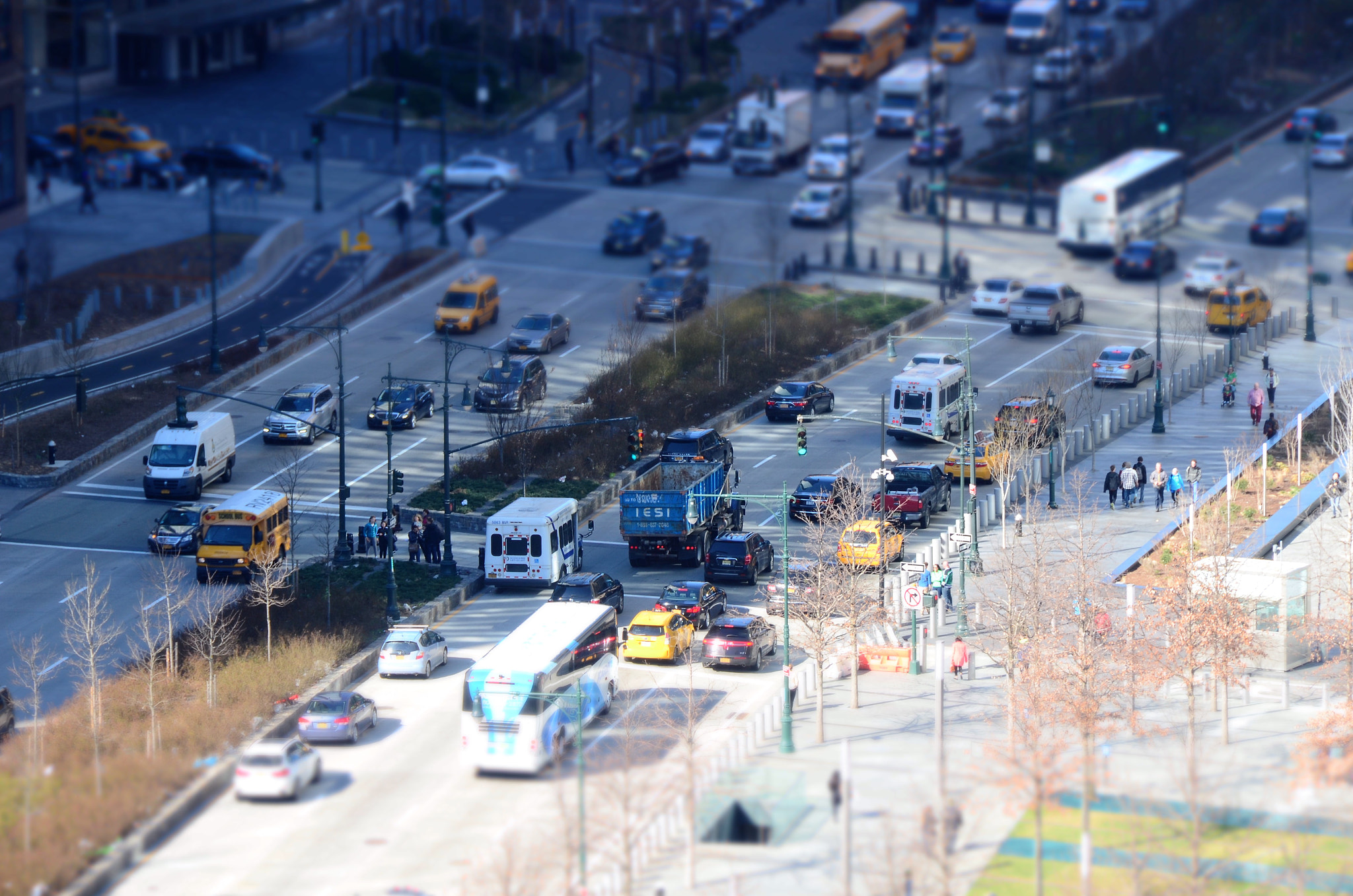 Nikon D5100 sample photo. New york traffic photography