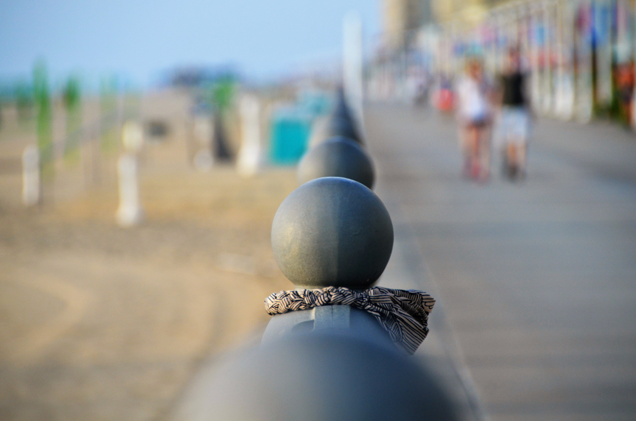 Nikon D5100 sample photo. Railings, virginia beach boardwalk photography