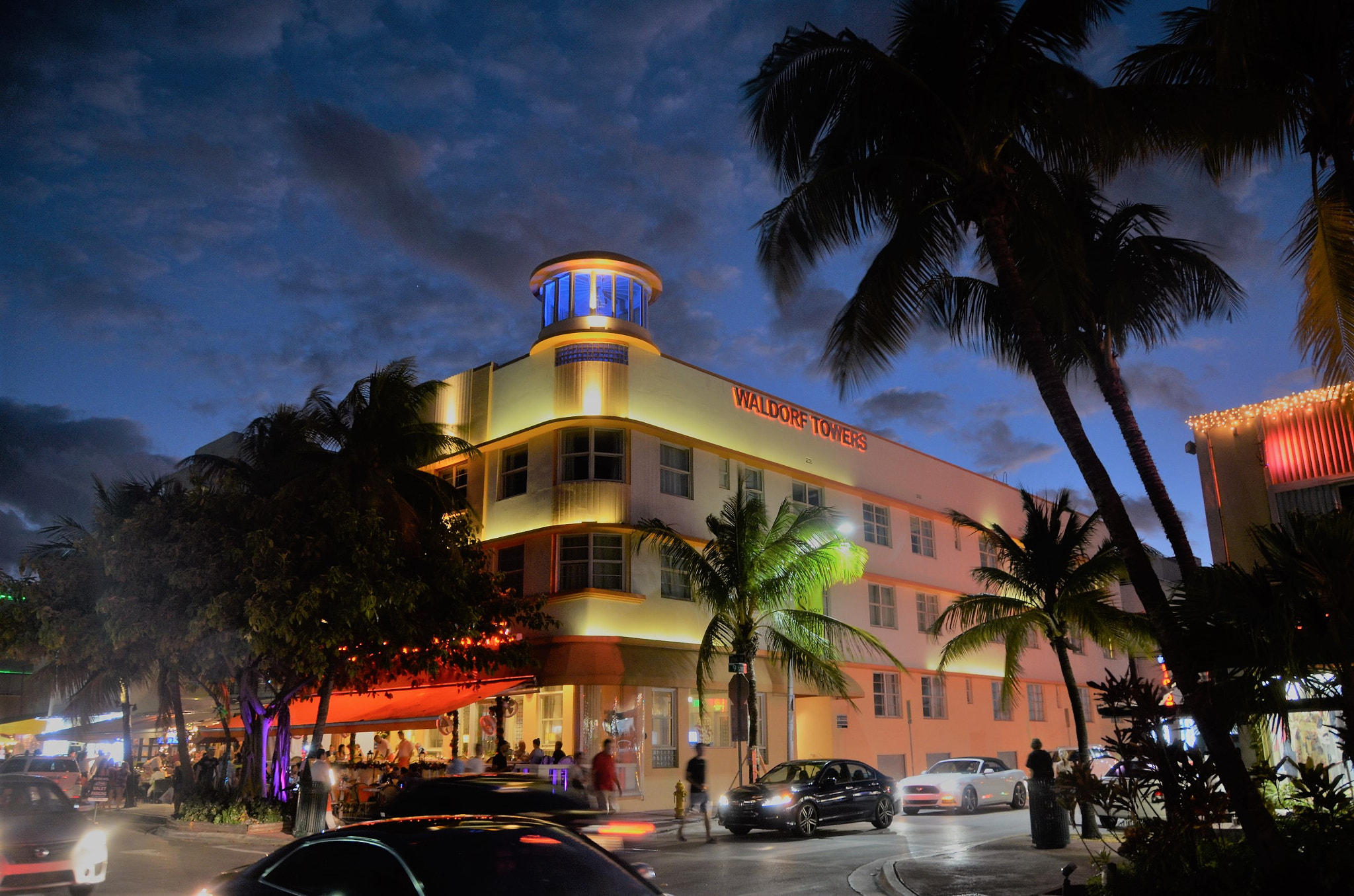 Nikon D5100 sample photo. Miami beach dusk photography