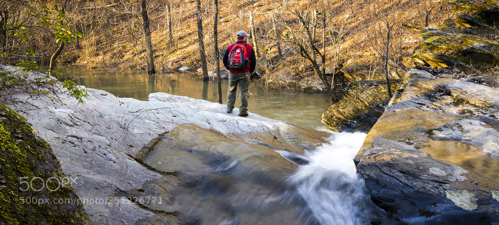 Nikon D7100 sample photo. Waterfall scene pano photography