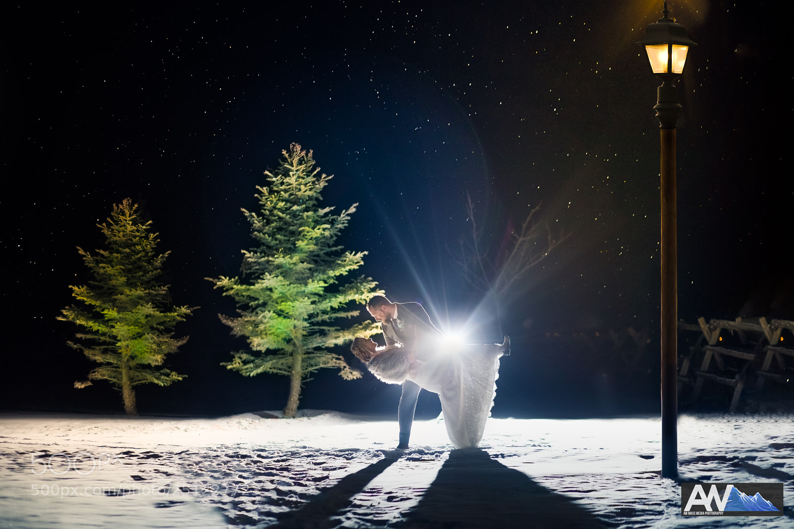 Canon EOS 5D Mark IV sample photo. Snowy starry night photography