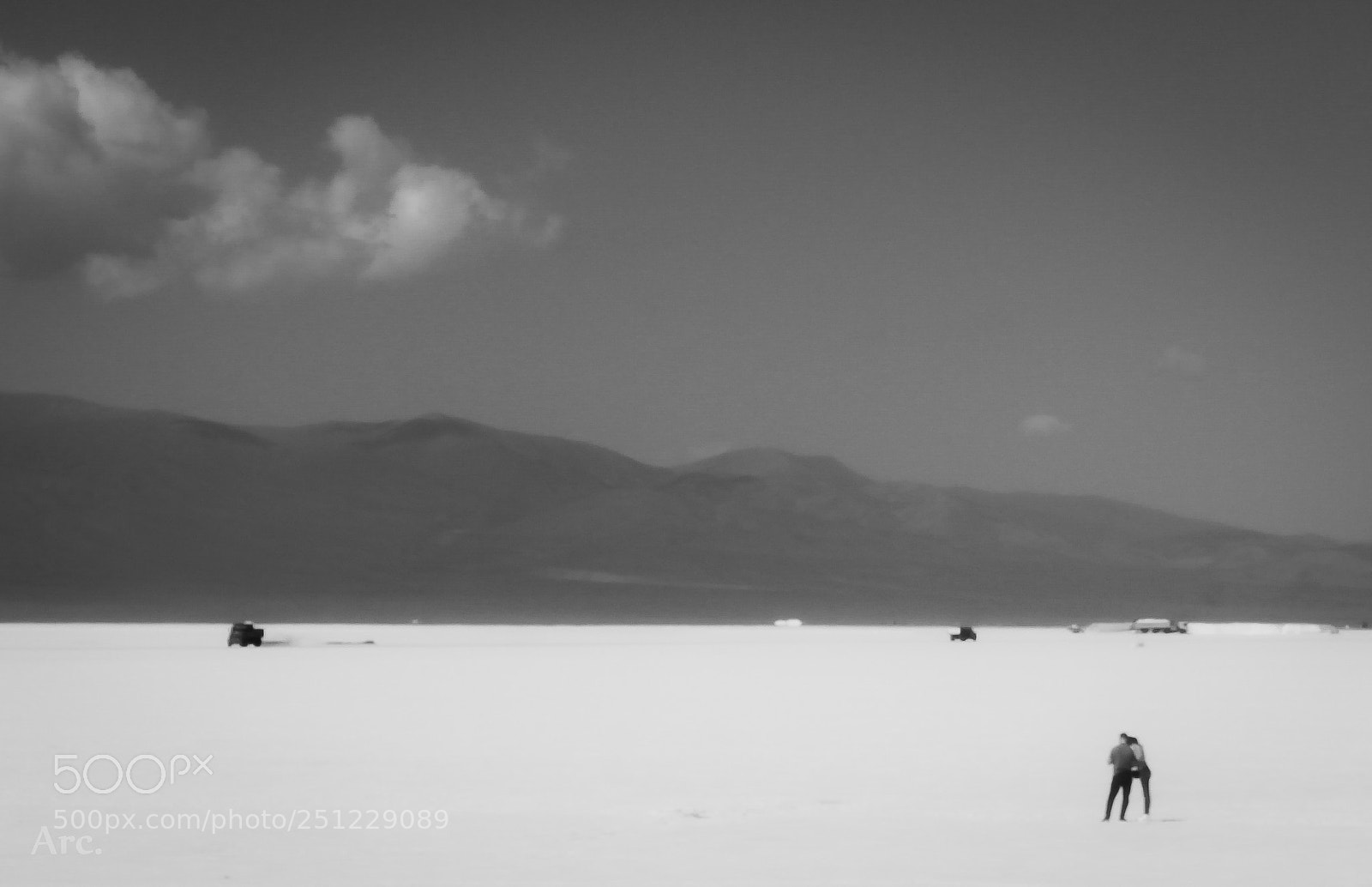 Canon EOS 7D sample photo. Mountain range and salt. photography