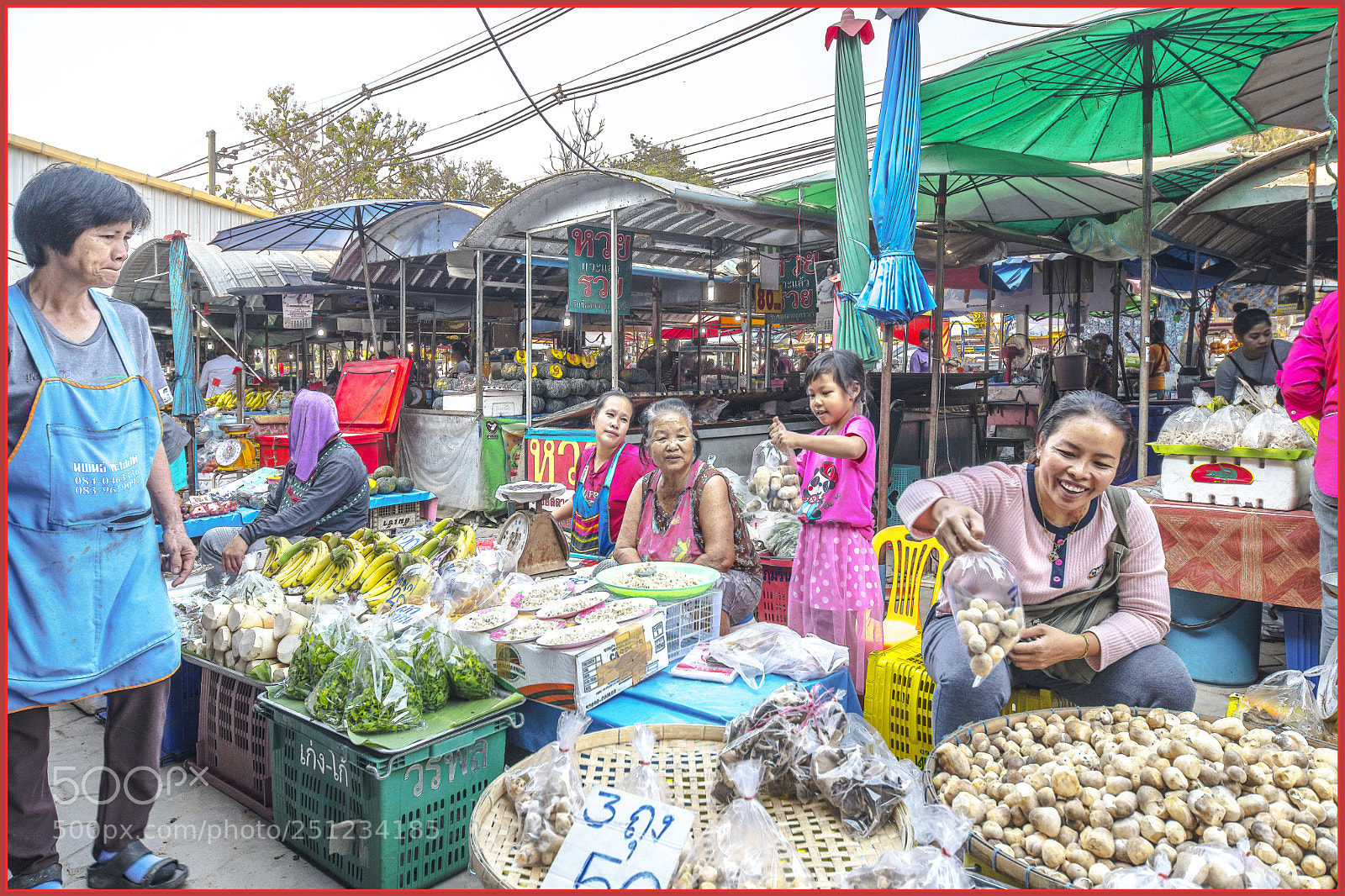 Nikon D850 sample photo. Market photography