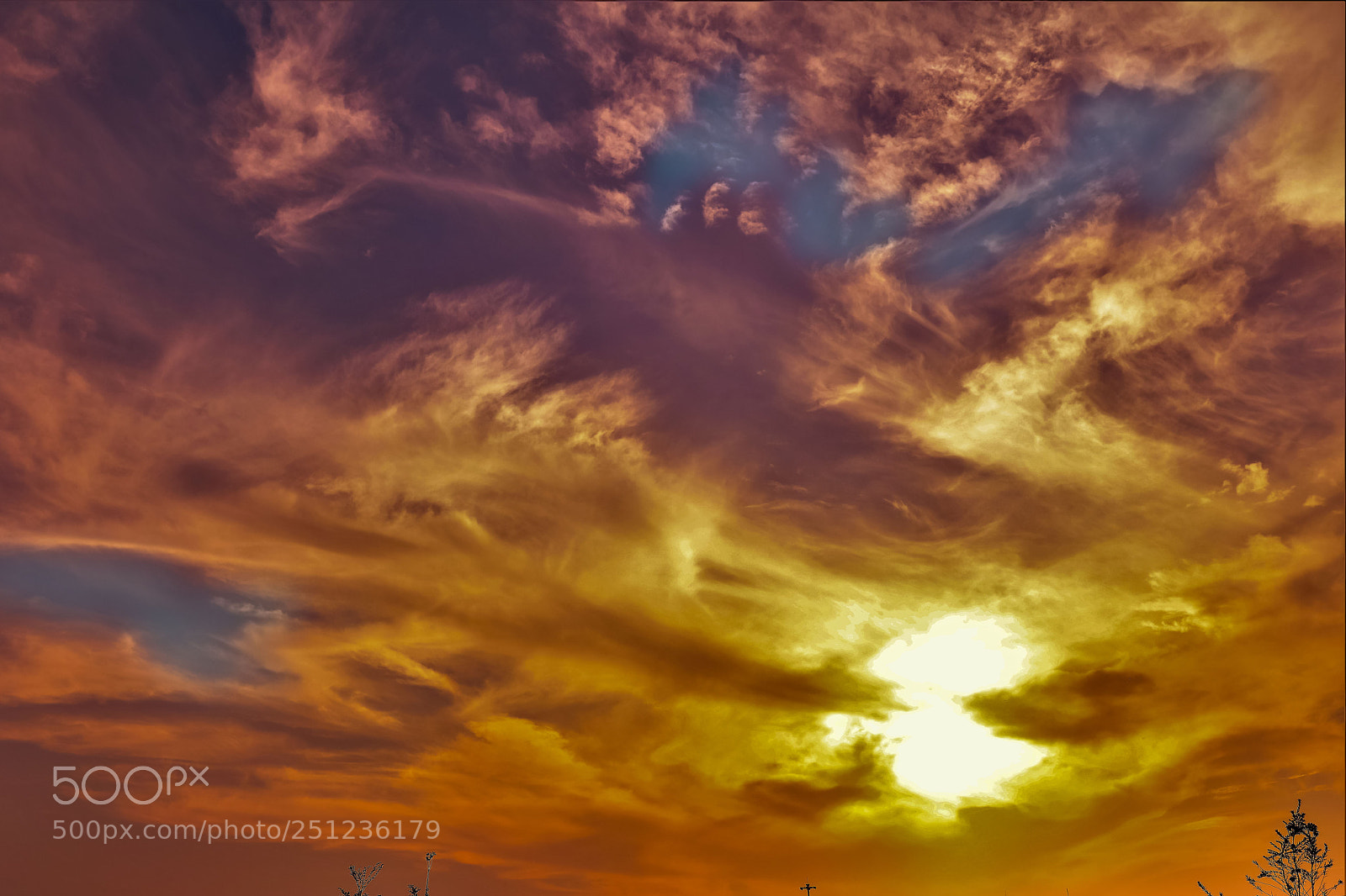 Canon EOS 5DS R sample photo. Cloudy sunset photography