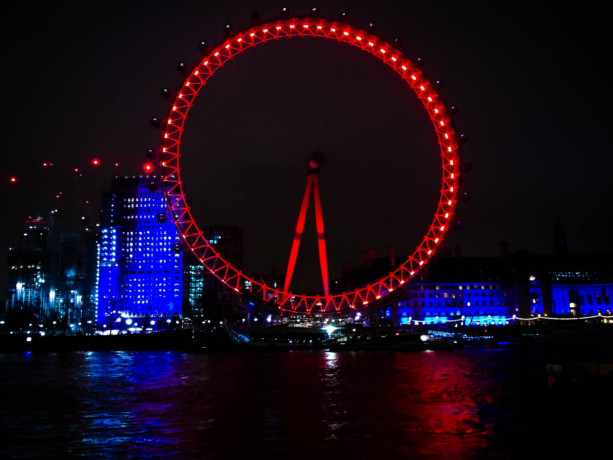 Nikon COOLPIX L320 sample photo. London eye at night photography