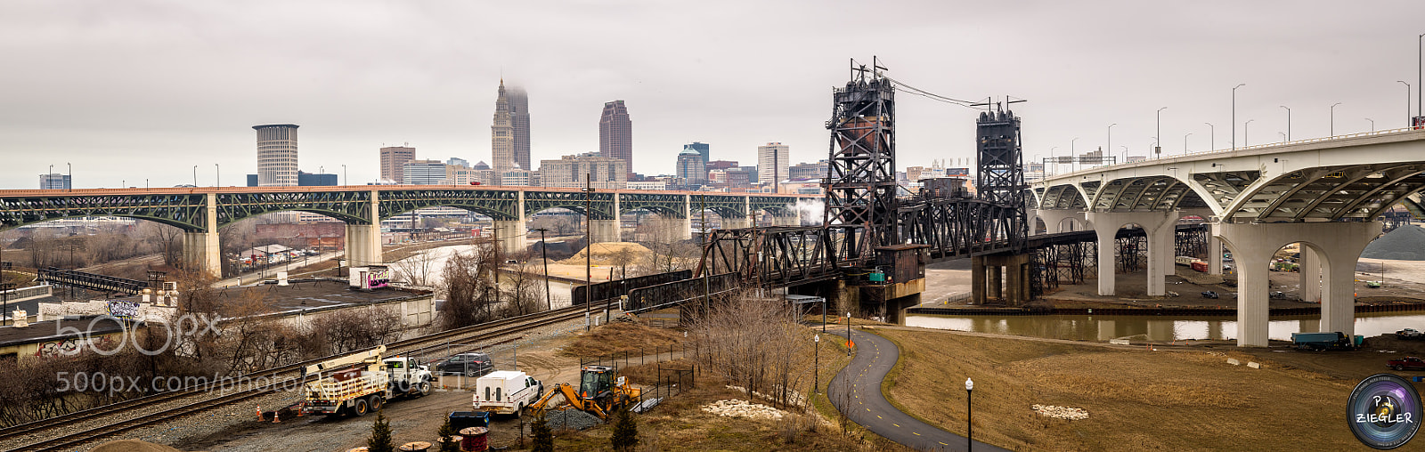 Nikon D500 sample photo. Downtown cleveland panoramic  photography