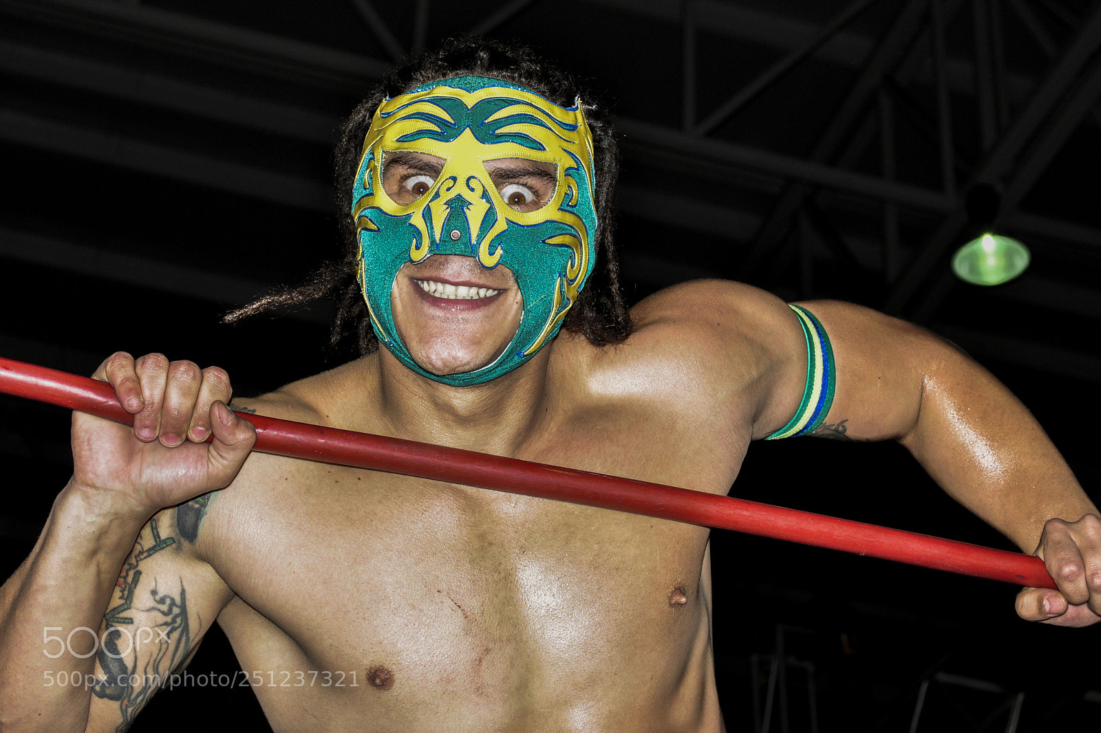 Nikon D5000 sample photo. Lucha libre photography