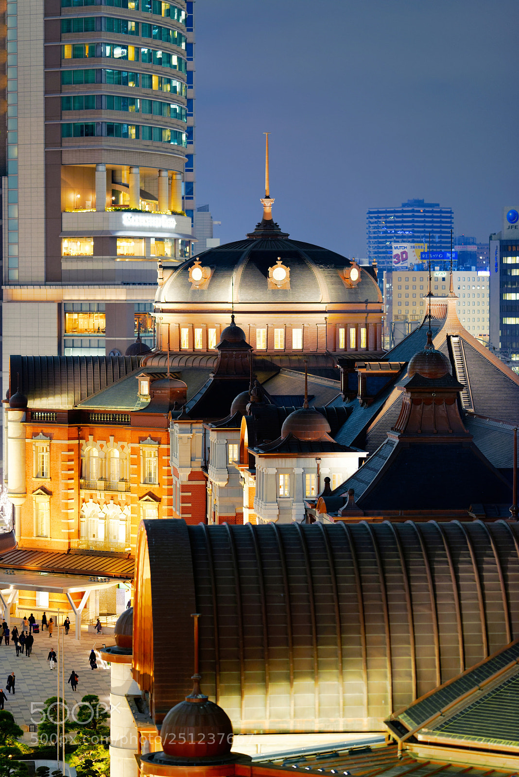 Nikon D800 sample photo. Tokyo station photography