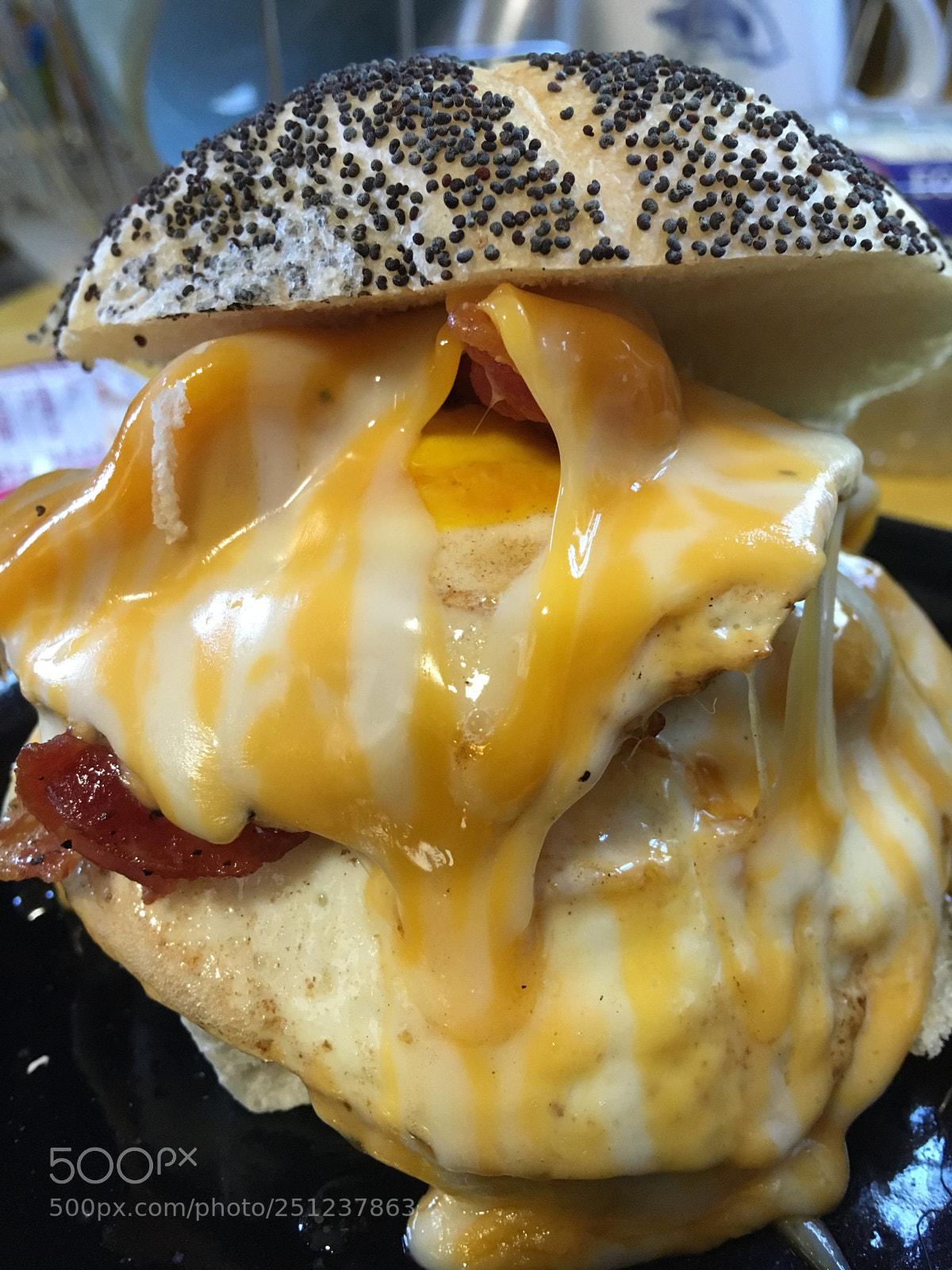 Apple iPhone SE sample photo. Bacon egg and cheese photography