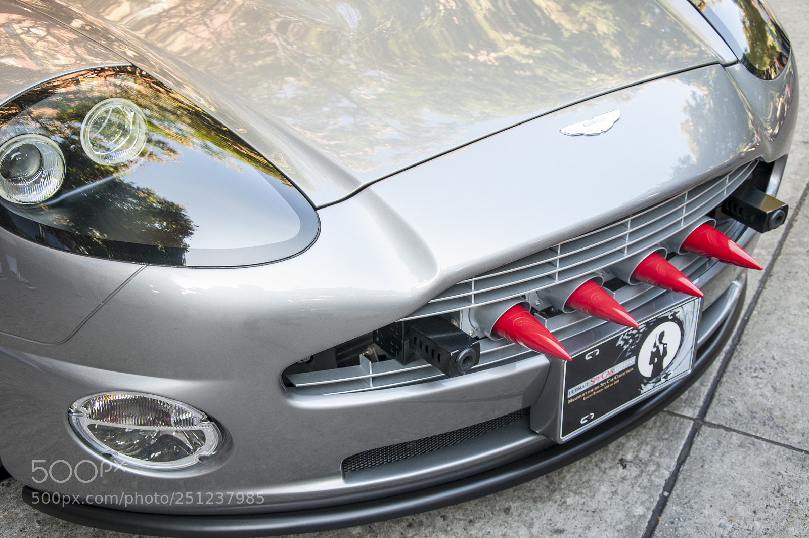 Nikon D90 sample photo. Bond's aston martin vanquish photography