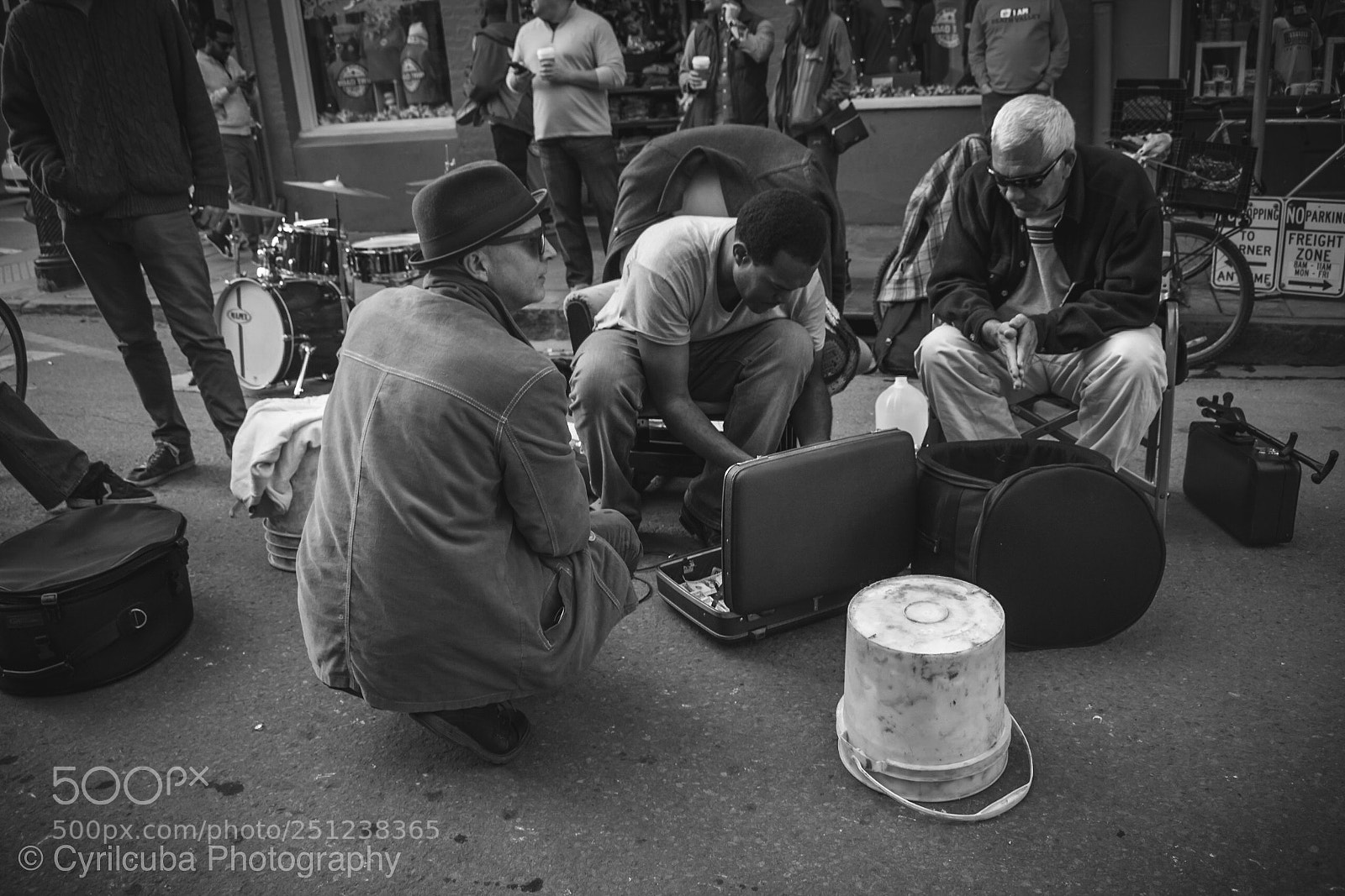 Nikon D5500 sample photo. New orleans street musicians  photography