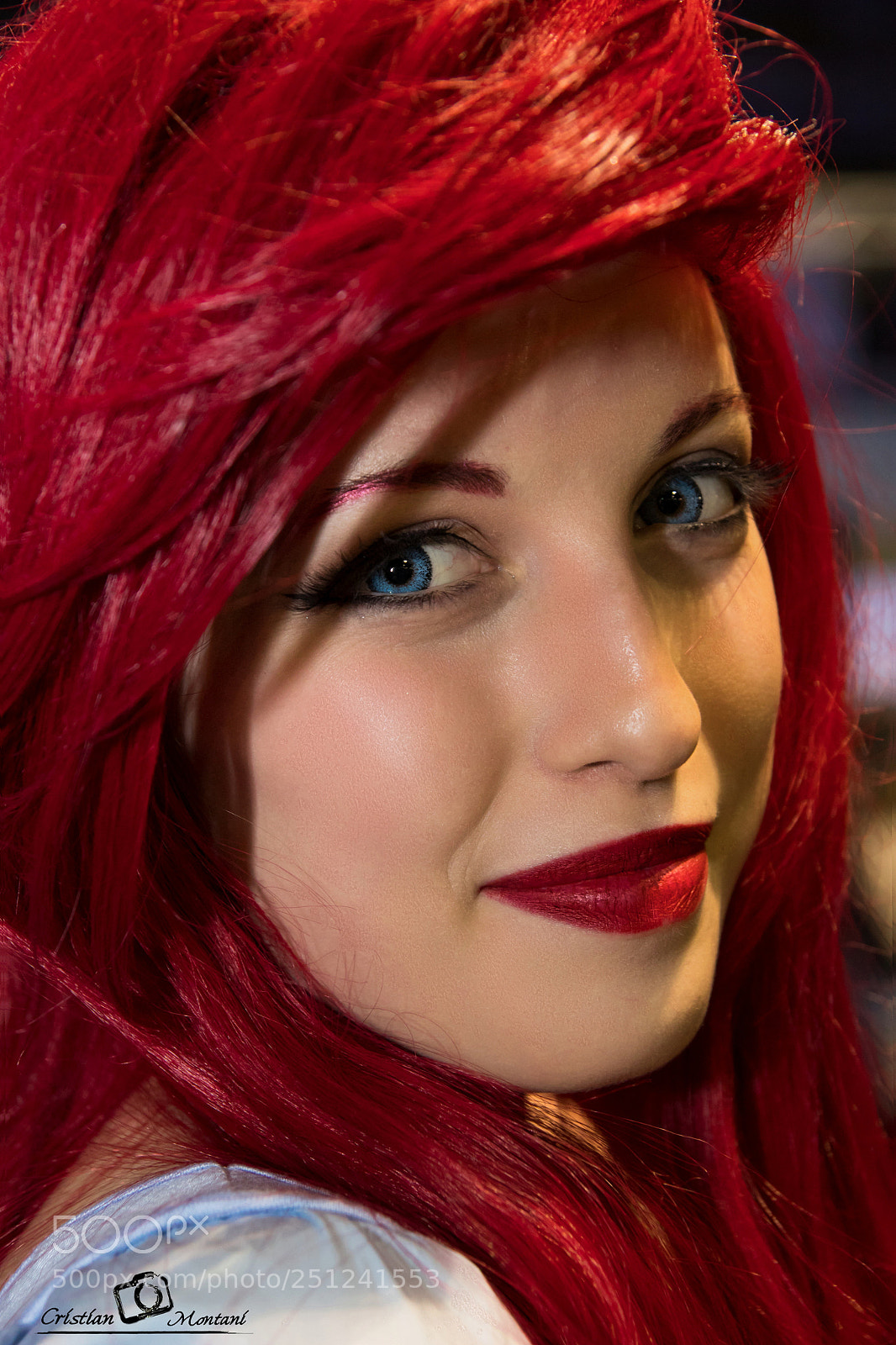 Canon EOS 1300D (EOS Rebel T6 / EOS Kiss X80) sample photo. Red hair#blue eyes# photography