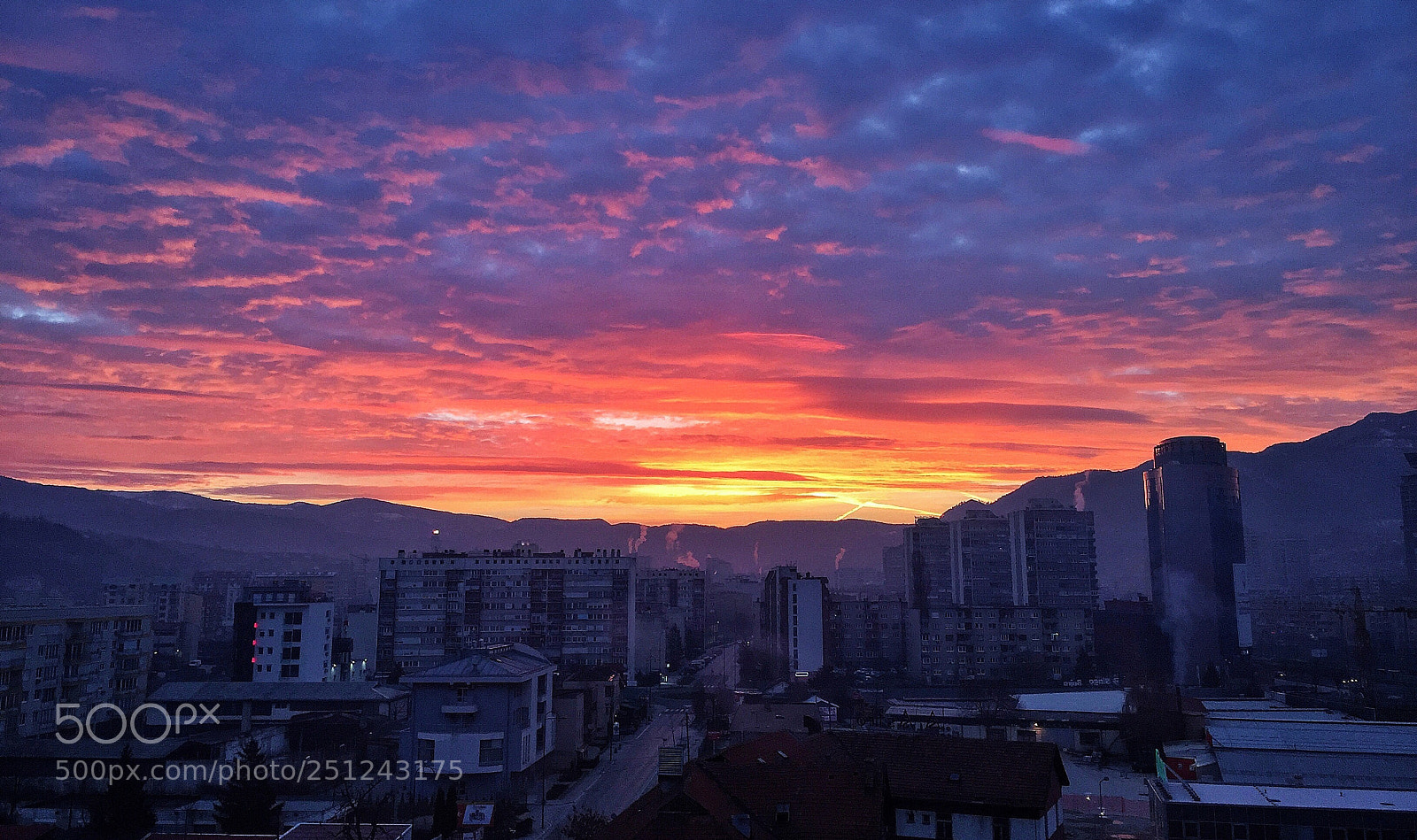 Apple iPhone 6 sample photo. Morning sarajevo photography