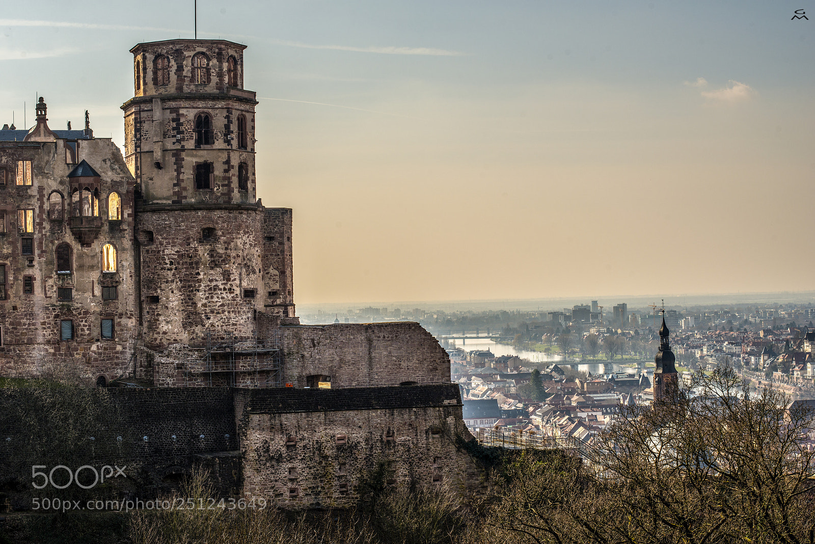 Nikon D800 sample photo. Heidelberg castle - far photography