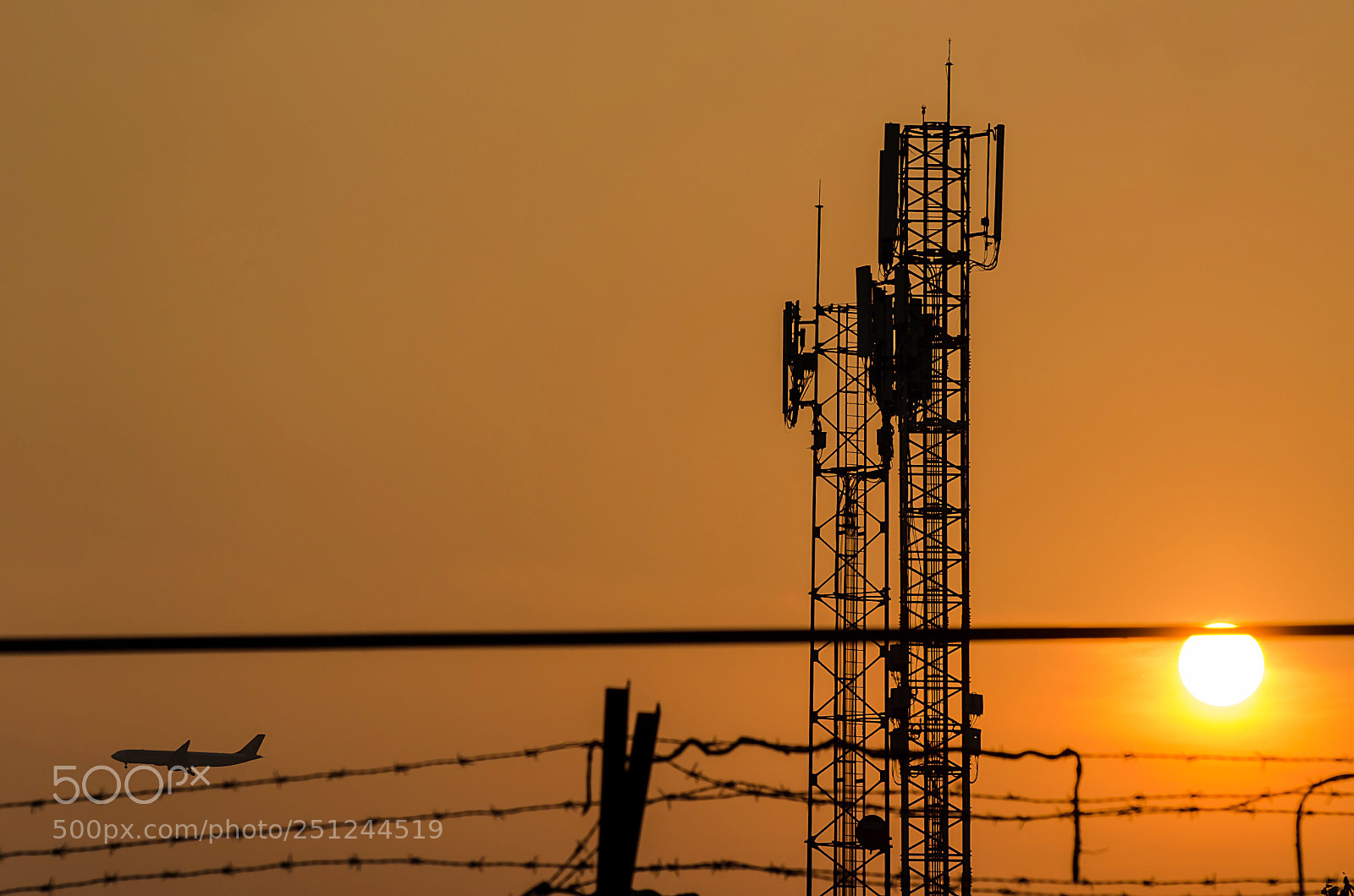 Nikon D5100 sample photo. Telecommunication tower photography