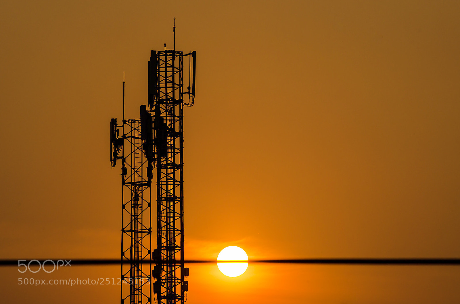 Nikon D5100 sample photo. Telecommunication tower. photography