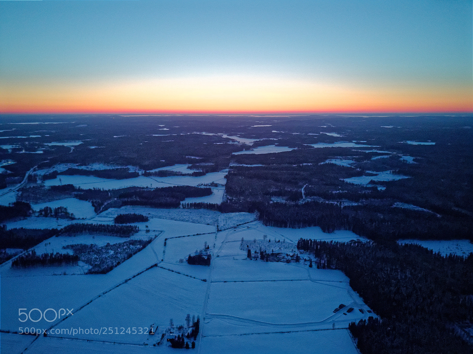 DJI FC220 sample photo. Heinola sunset photography