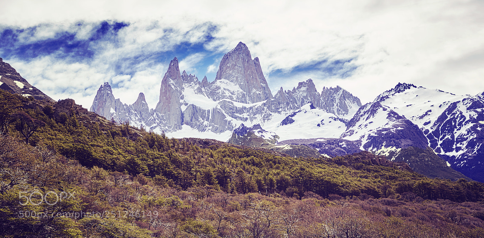 Canon EOS 5D Mark II sample photo. Fitz roy mountain range photography