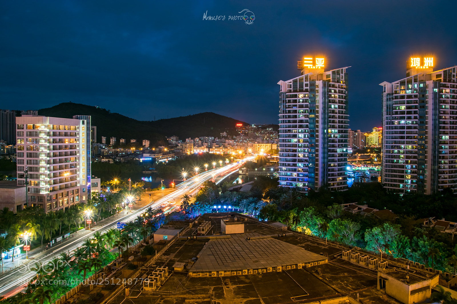 Nikon D3300 sample photo. 三亚夜景 photography