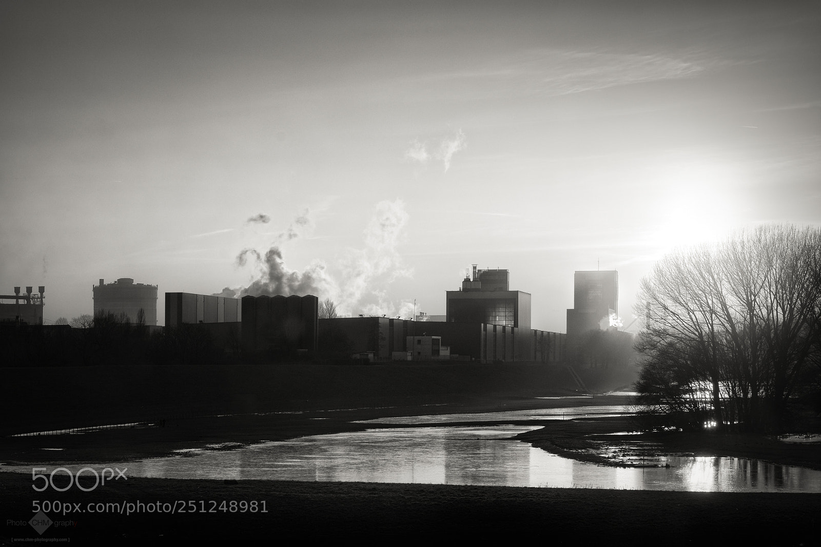 Nikon D7100 sample photo. Industrial buildings read image photography