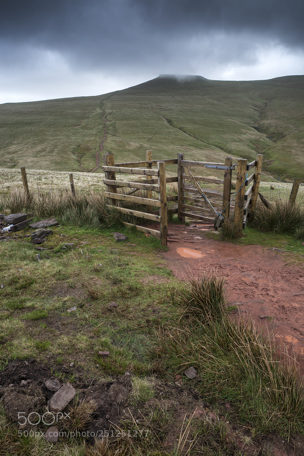 Nikon D600 sample photo. Footpath in brecon beacons photography