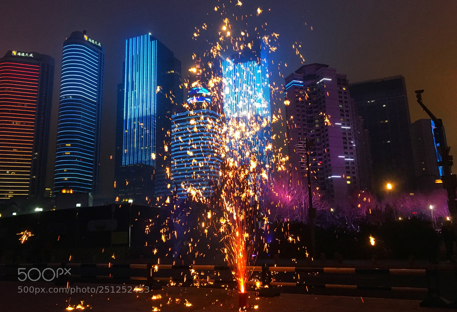 Apple iPhone 6s sample photo. Lantern festival fireworks photography