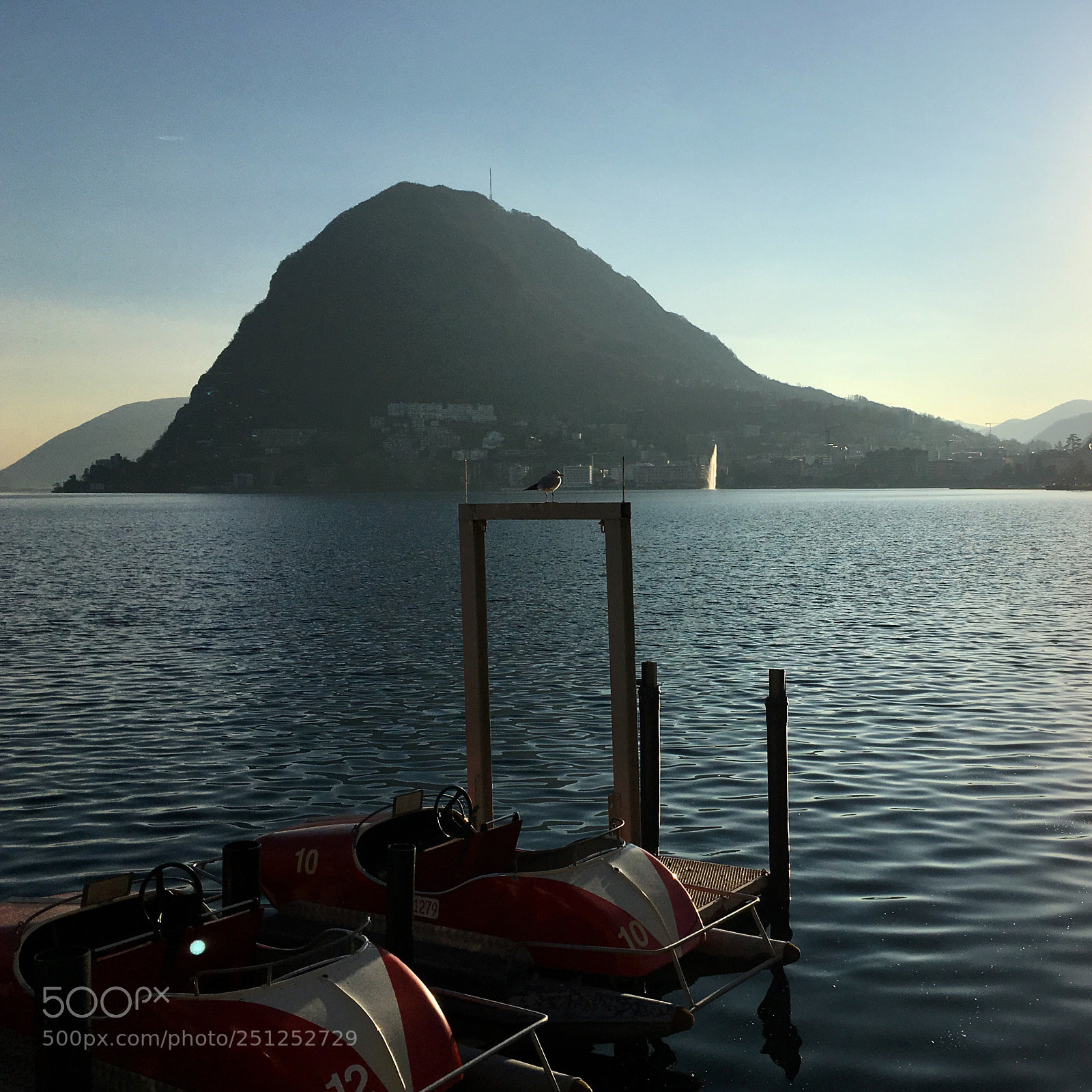 Apple iPhone 6s sample photo. Sunset in lugano photography
