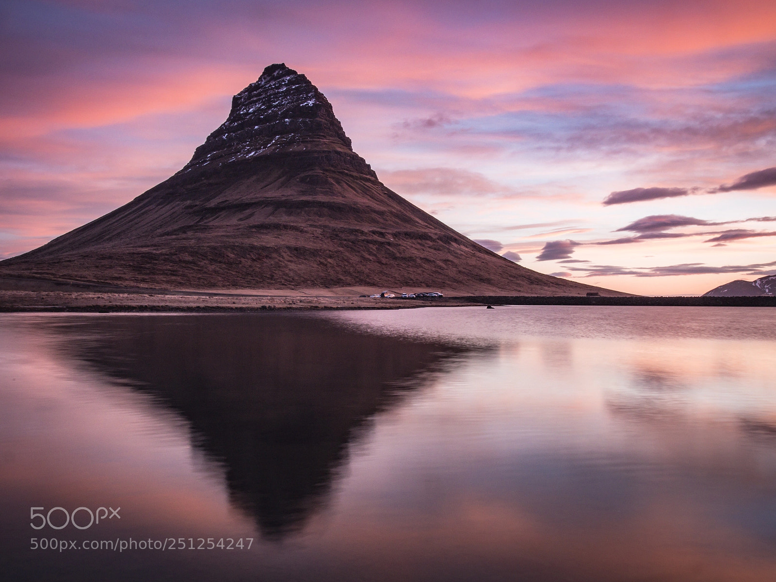 Olympus OM-D E-M5 sample photo. Sunrise on kirkjufell photography