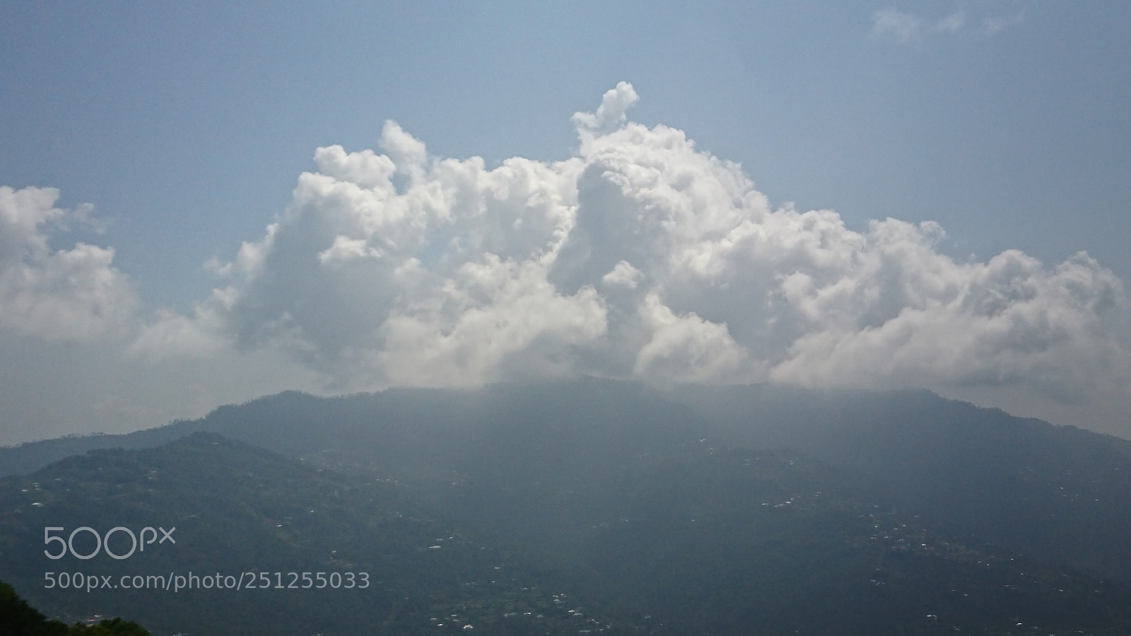 Sony Xperia XZ sample photo. Clouds in mountain area photography