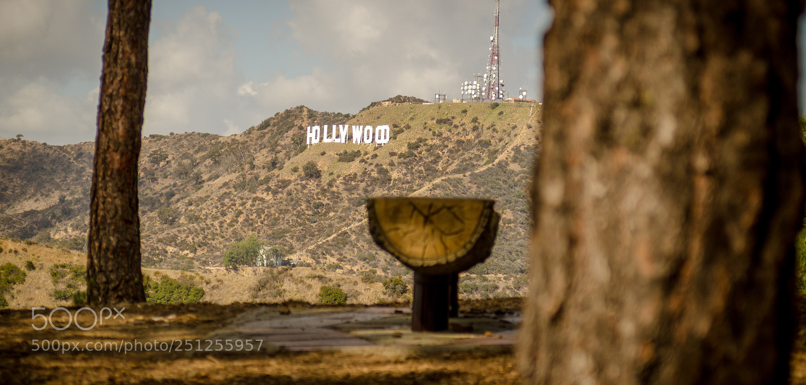 Nikon D7000 sample photo. Hollywood sign photography