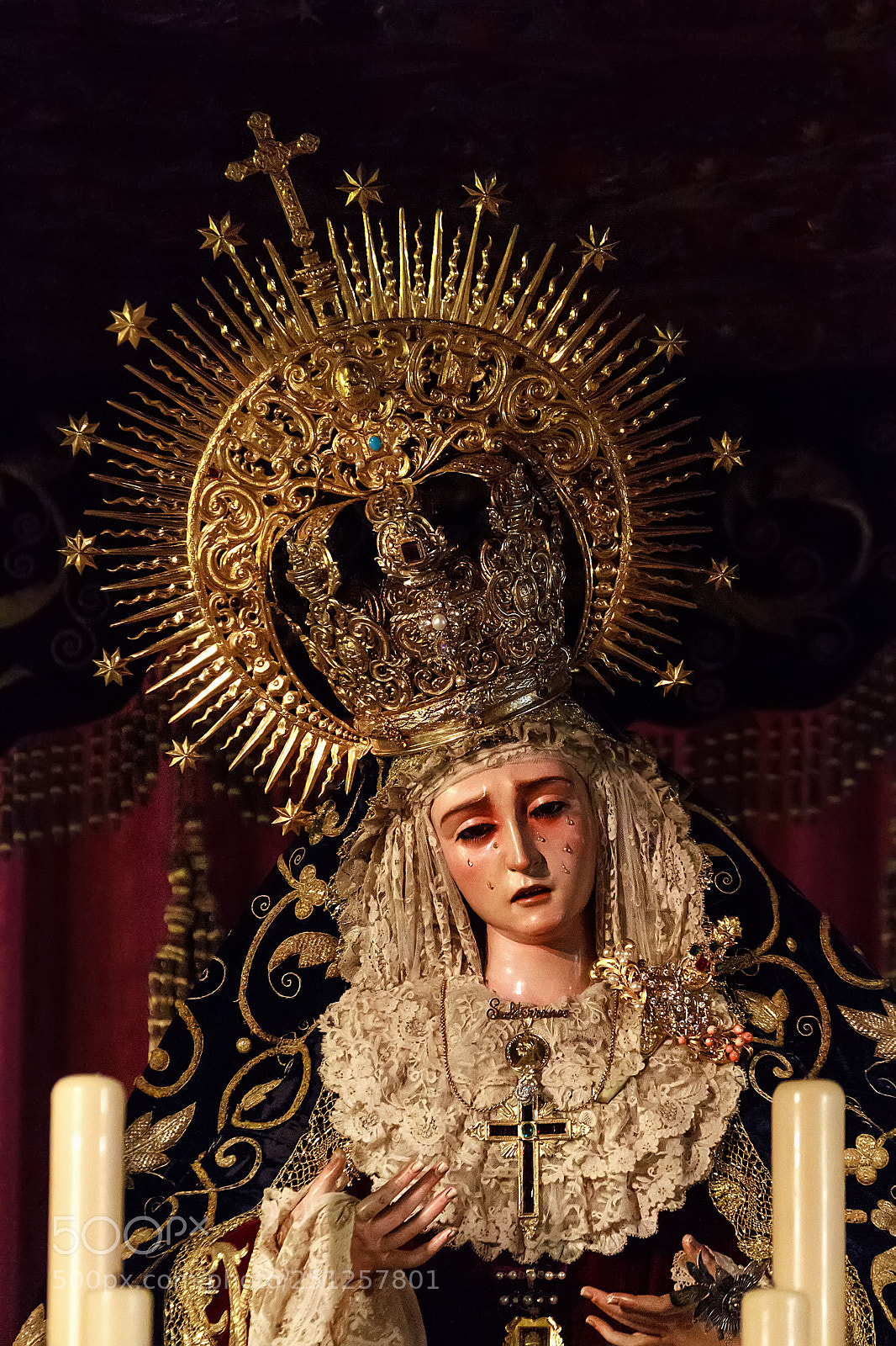 Canon EOS 7D sample photo. Virgen del subterraneo photography