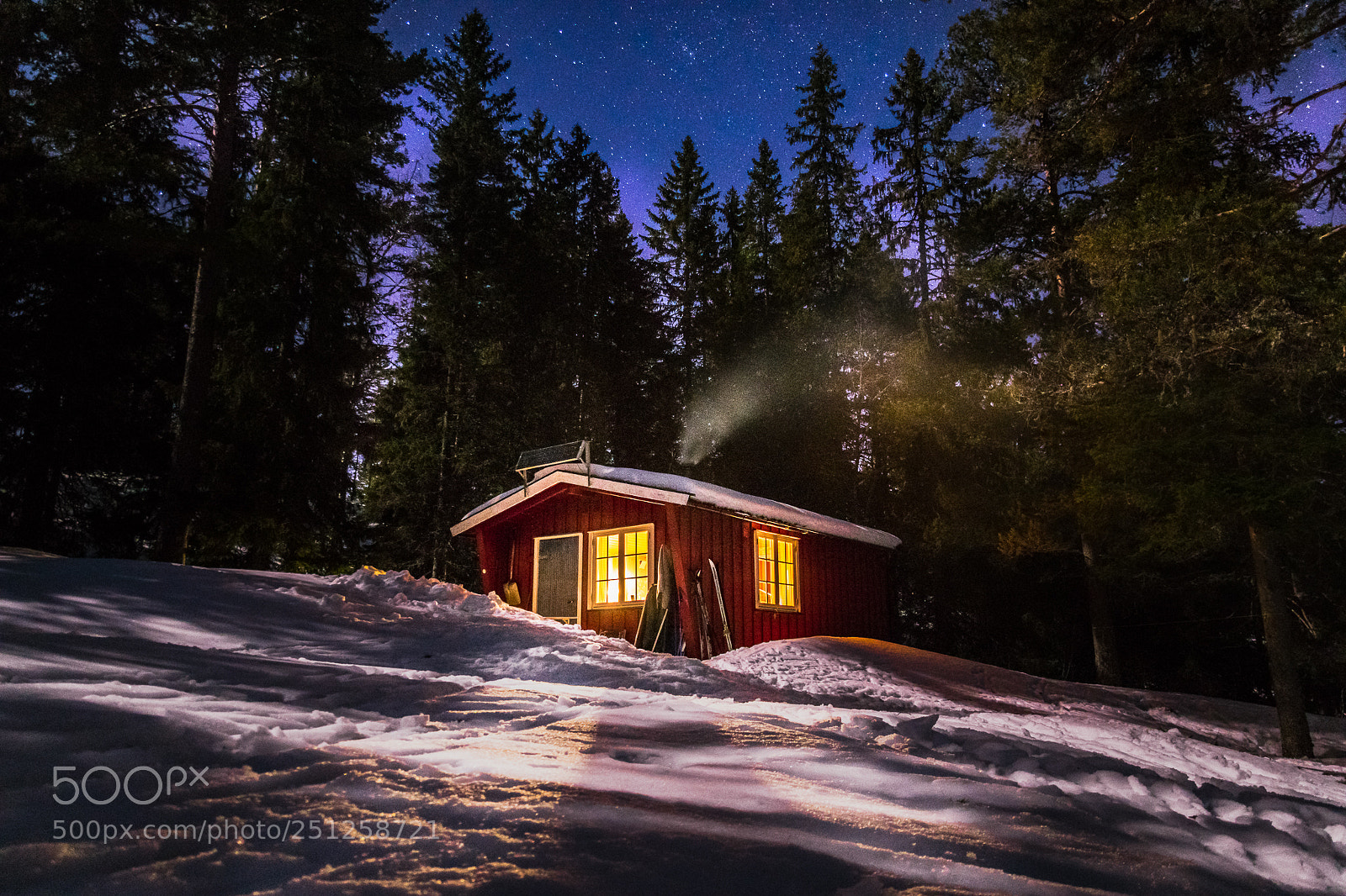 Nikon D5300 sample photo. Cabin in the woods photography