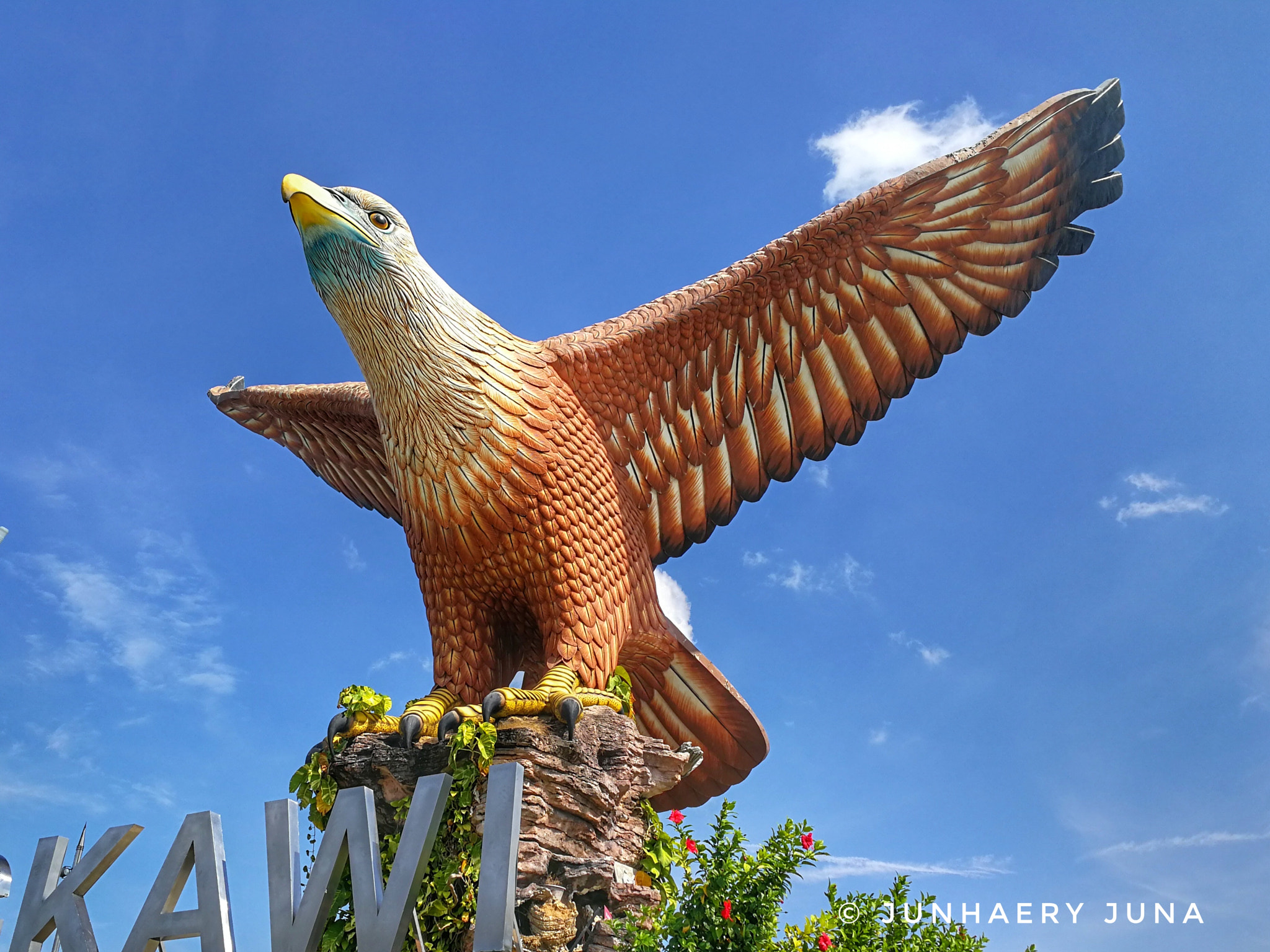 HUAWEI Mate 9 Pro sample photo. Eagle of langkawi photography