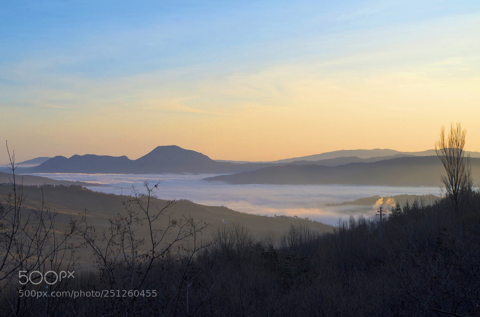 Pentax K-30 sample photo. Il lago di nebbia photography