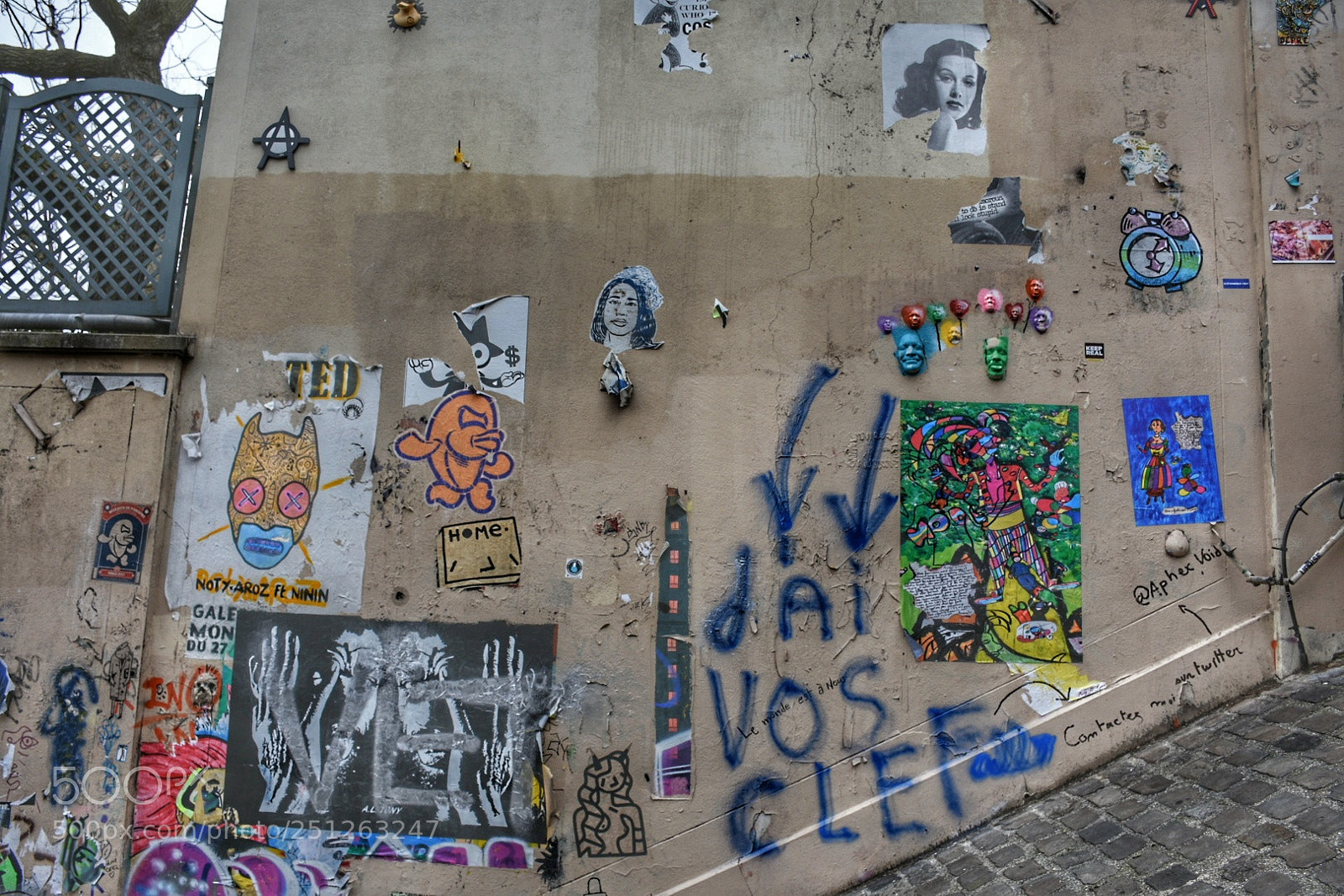 Nikon D7200 sample photo. Artecallejero streetart montmartre paris photography