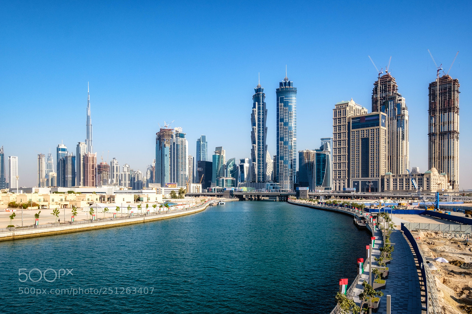 Fujifilm X-T2 sample photo. Dubai water canal photography