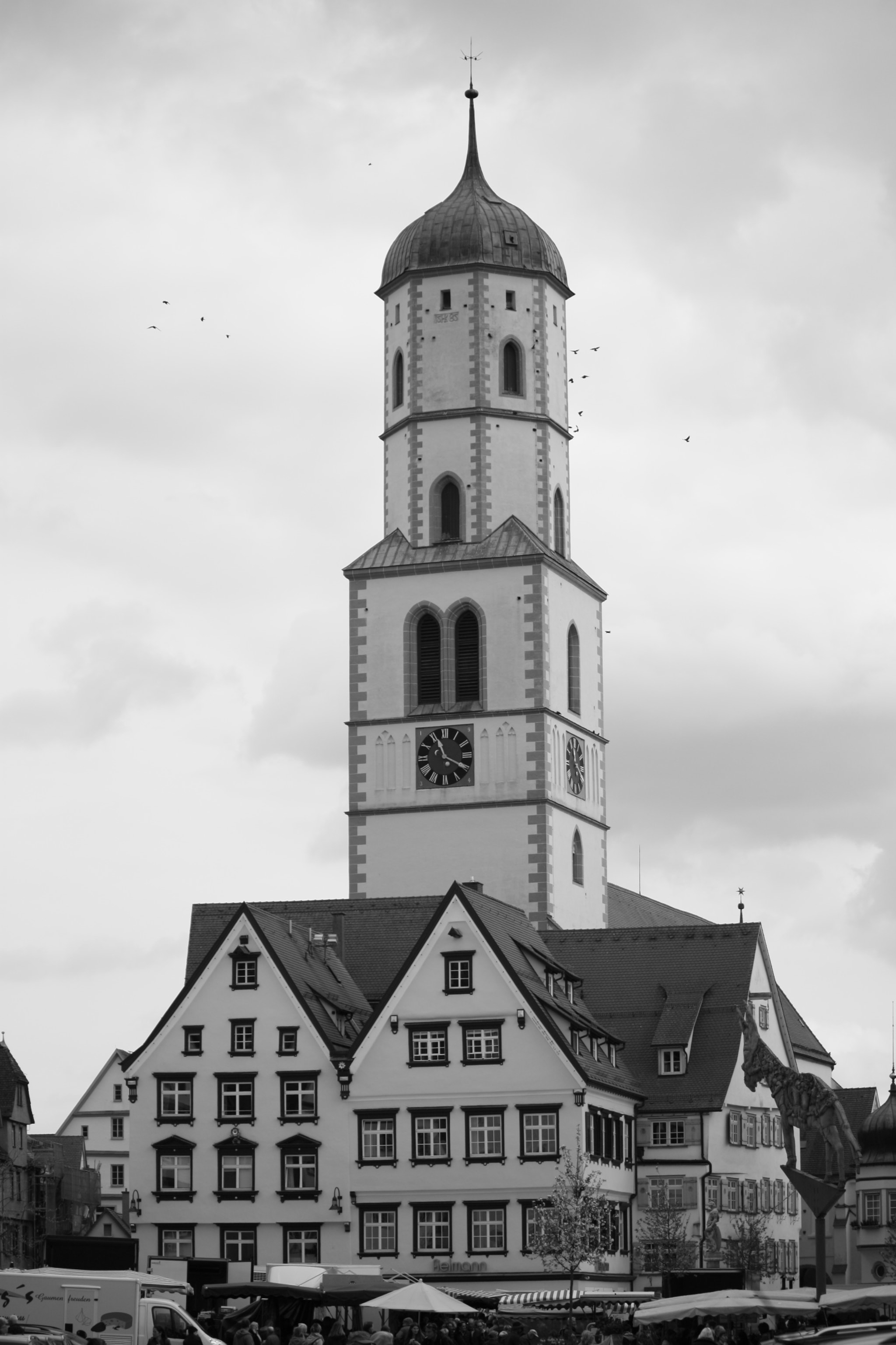 Canon EF-S 55-250mm F4-5.6 IS sample photo. Biberach marketplace photography