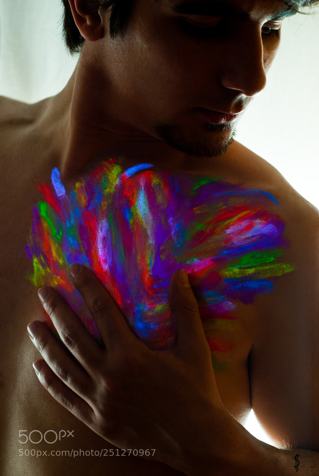 Nikon D3000 sample photo. Painting of yours caress photography