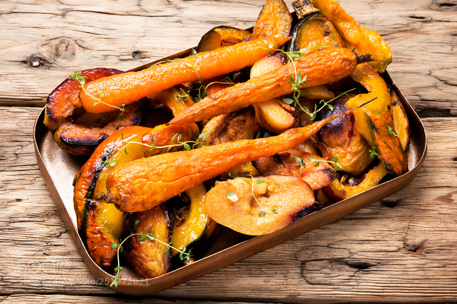 Nikon D7100 sample photo. Baked pumpkin with carrots photography