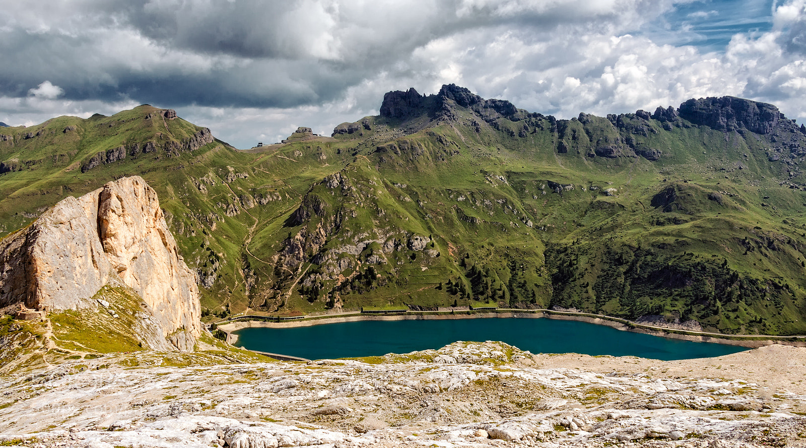 Canon EOS 70D sample photo. Lago di fedaia, dolomiti photography