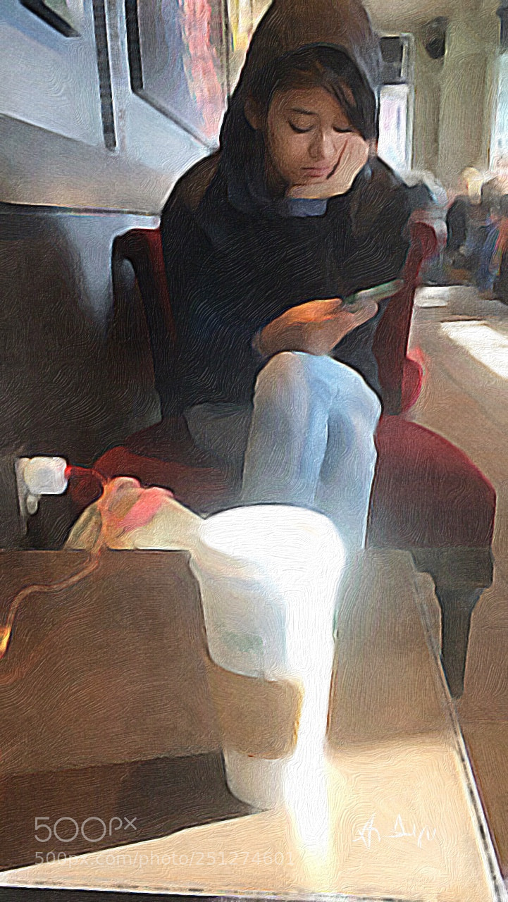 Apple iPhone sample photo. Texting photography
