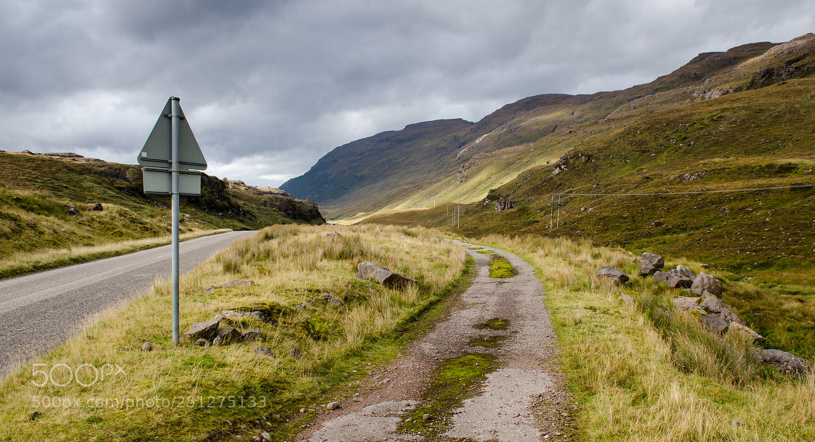 Nikon D7000 sample photo. Highland road in glen photography