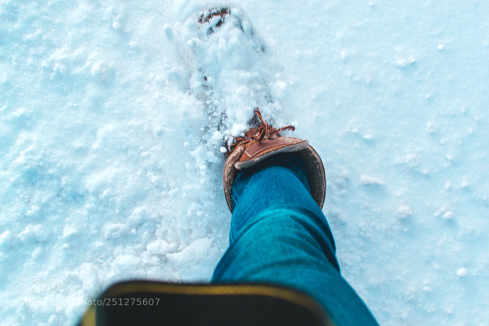 Nikon D3100 sample photo. Deep in the snow photography