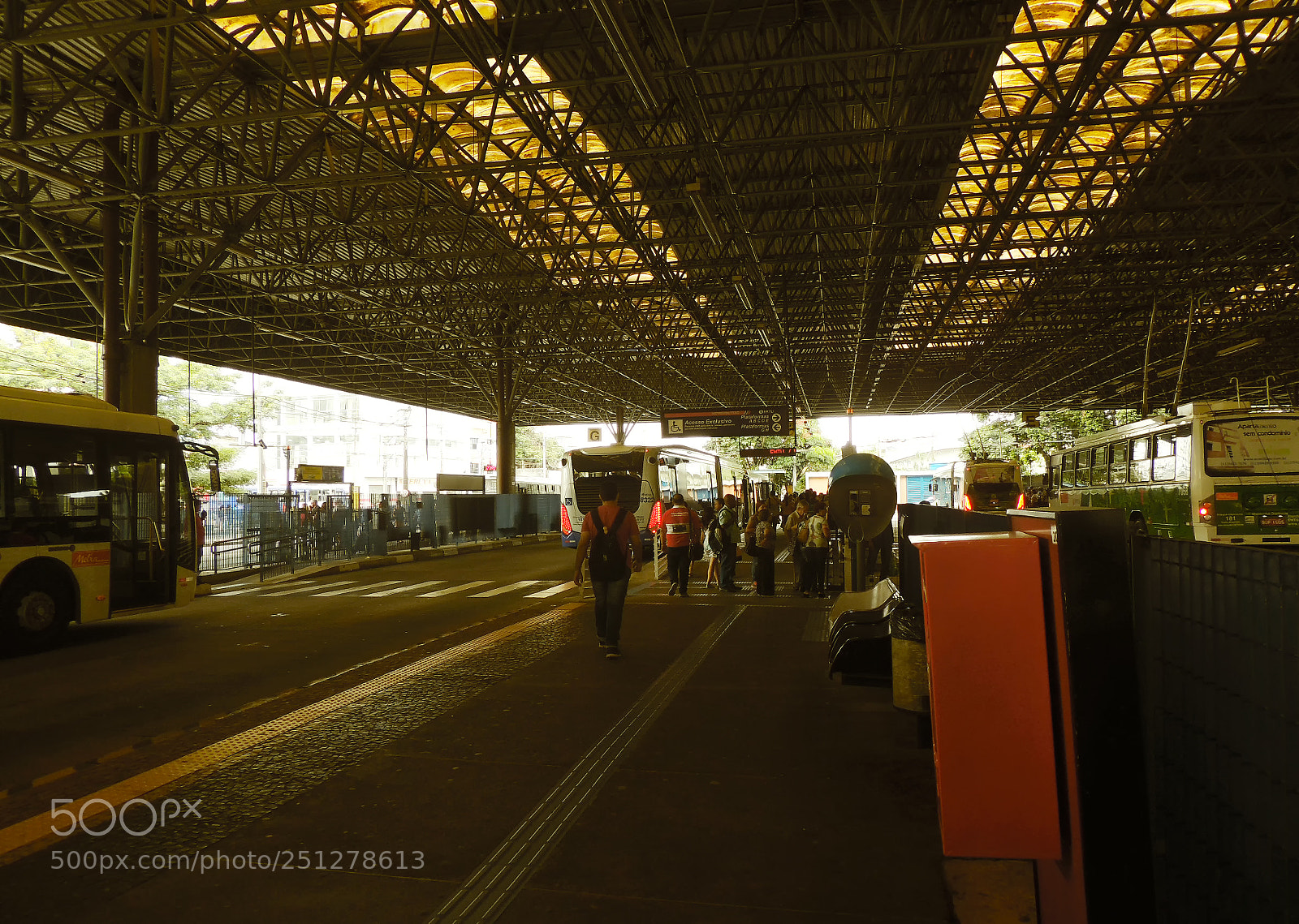 Nikon Coolpix P510 sample photo. Bus terminal... photography
