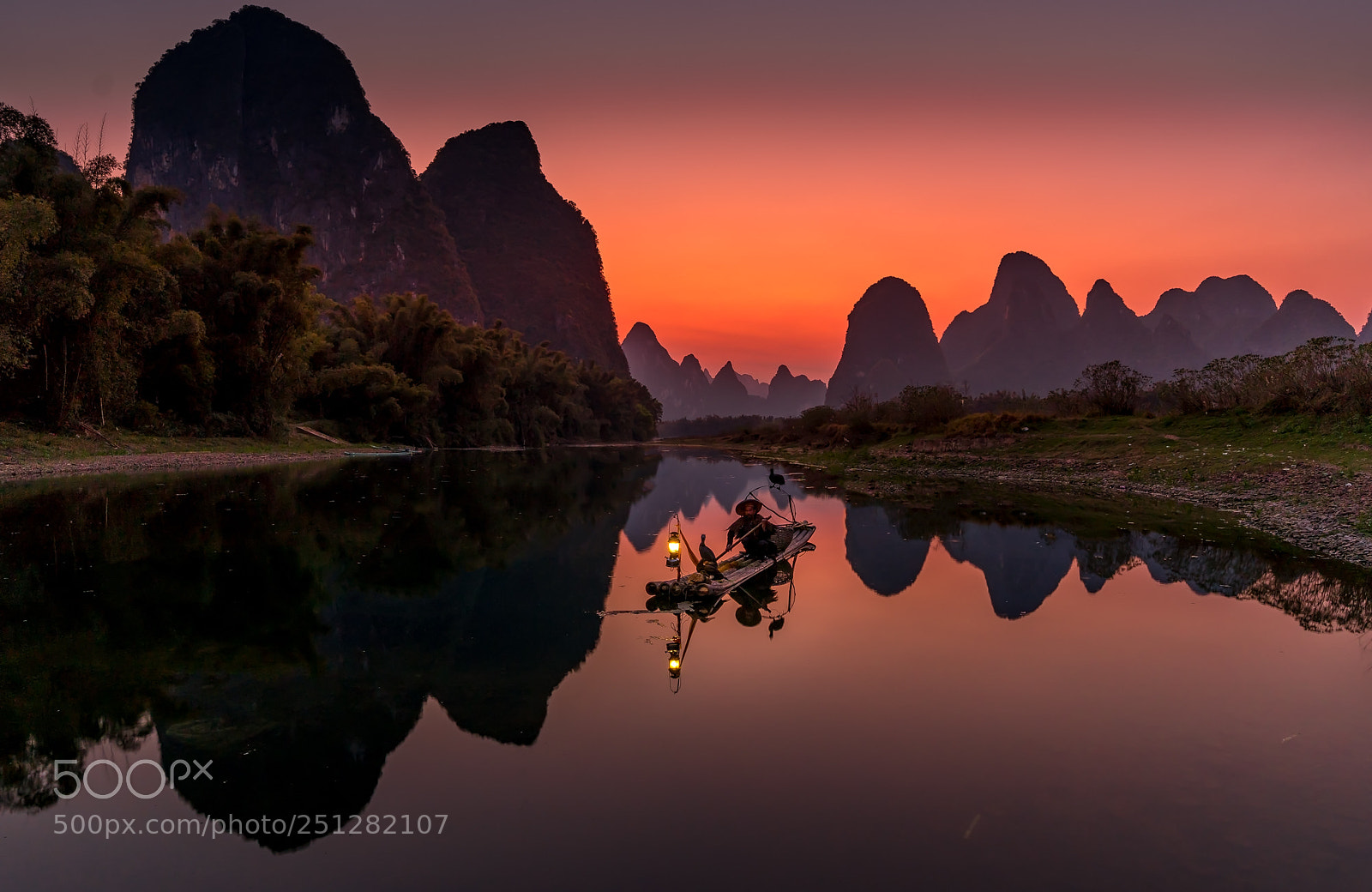 Sony a9 sample photo. Sunset at xinping yangshou photography